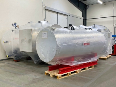 Neue Investition – Elektrischer Dampfkessel