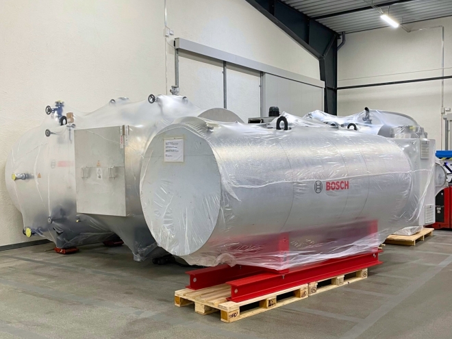 Neue Investition – Elektrischer Dampfkessel