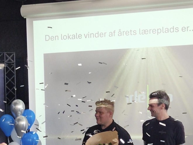 Unsere Auszubildenden Christoffer und Asger