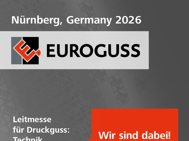 Treffen Sie uns auf der EUROGUSS 2026!